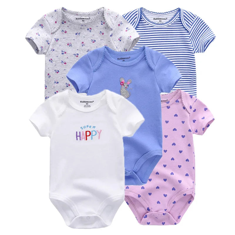Cartoon Baby Bodysuit Set