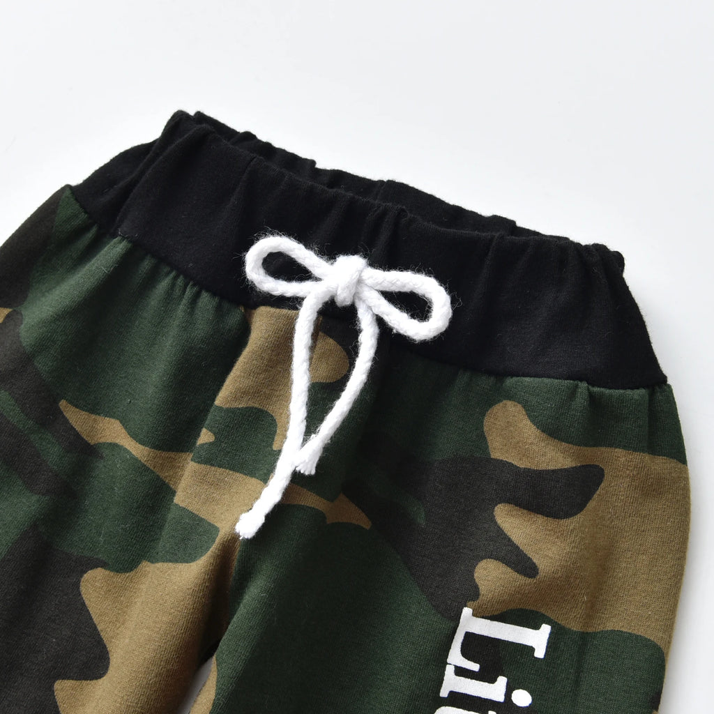 Camo Baby Boy Romper Set
