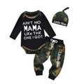 Camo Baby Boy Romper Set