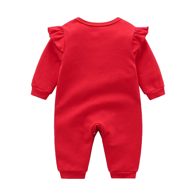 Red Moon Baby Romper Set
