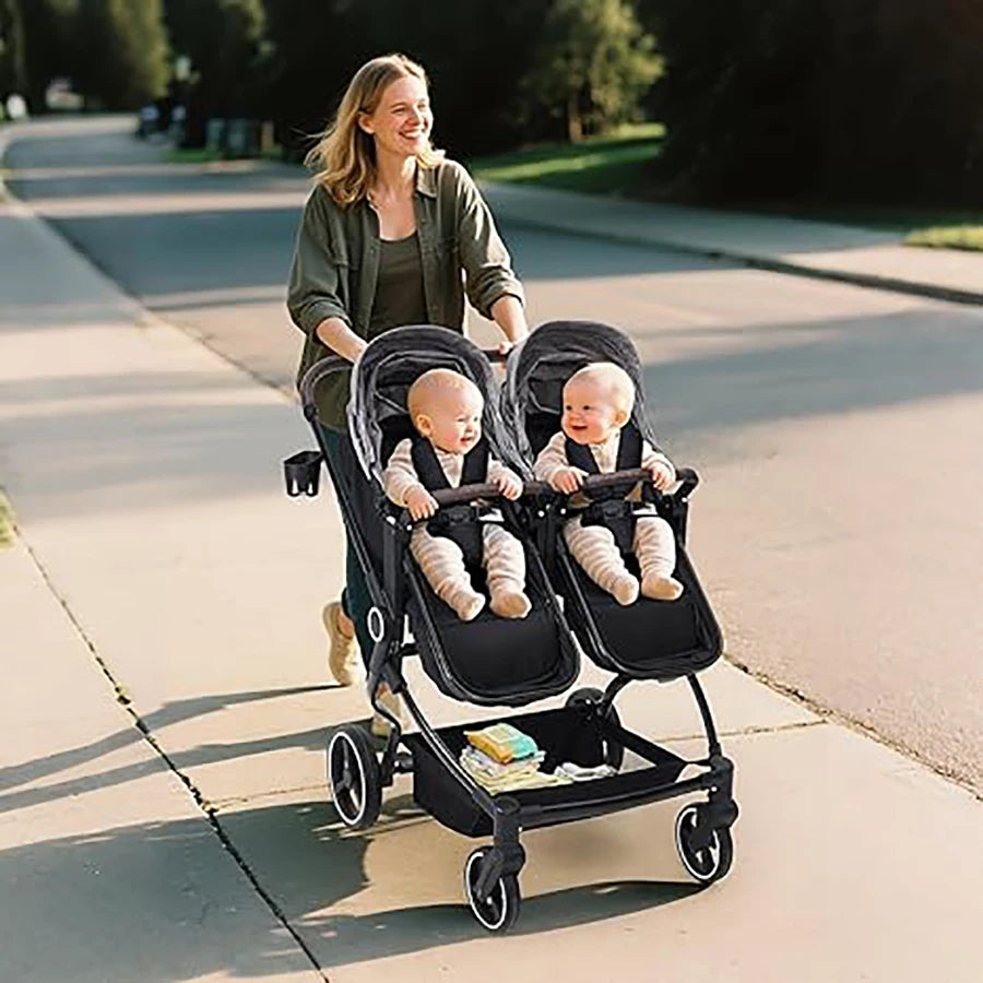 Double Twin Baby Stroller