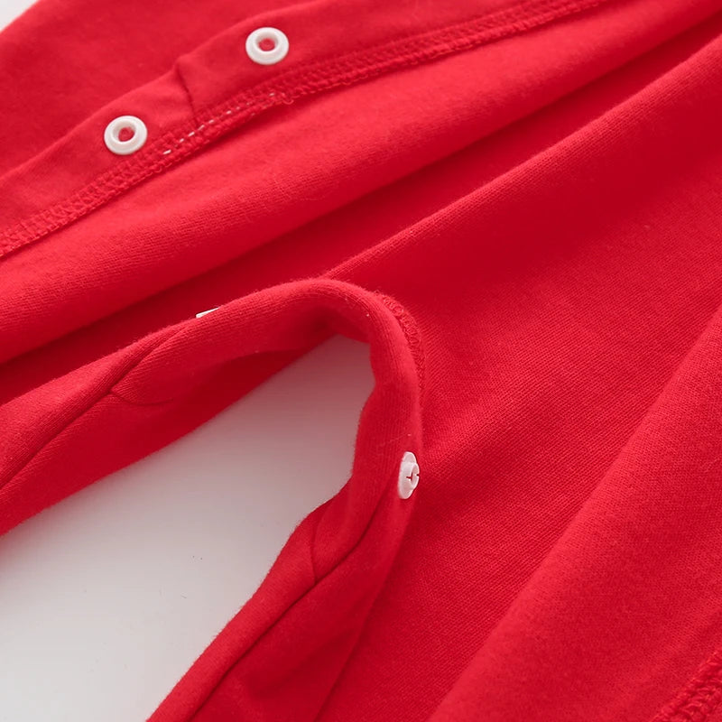Red Moon Baby Romper Set
