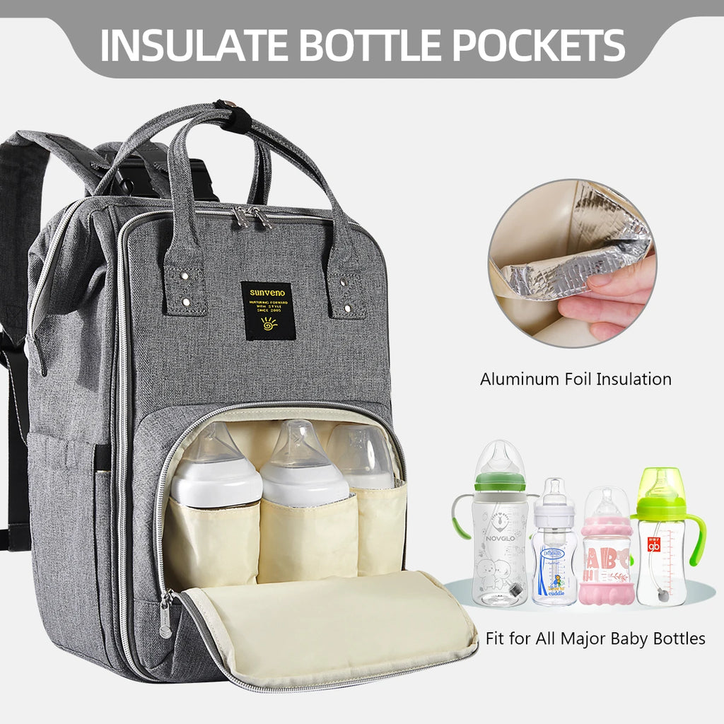 Sunveno Travel Diaper Backpack