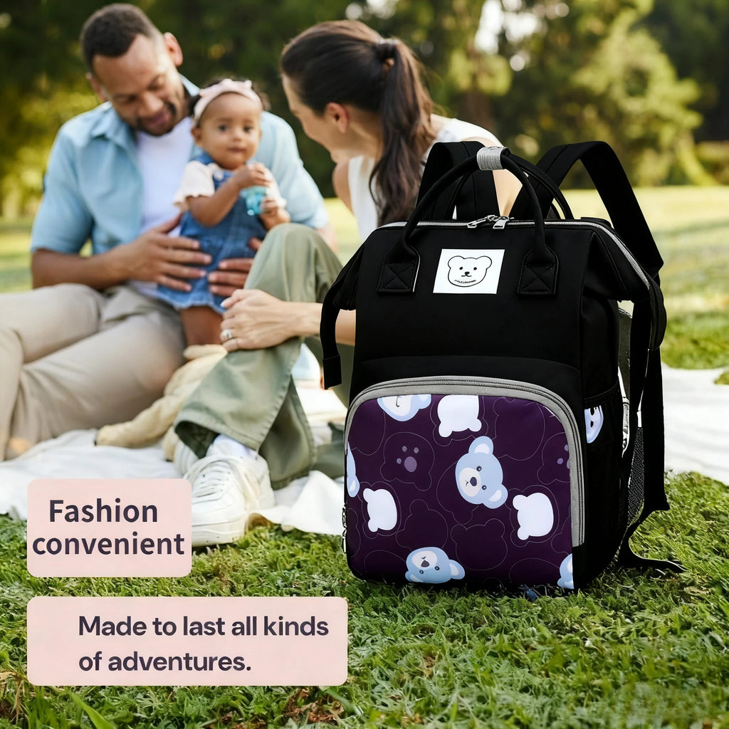 Cute Bear Baby Diaper Backpack