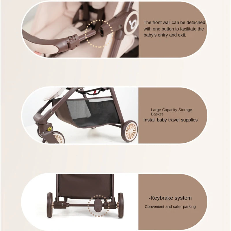 A2 One-Touch Folding Baby Stroller