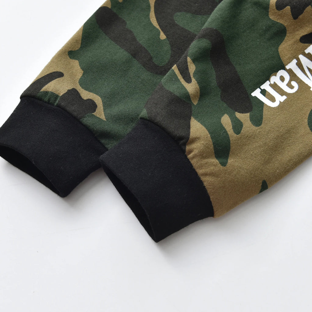 Camo Baby Boy Romper Set