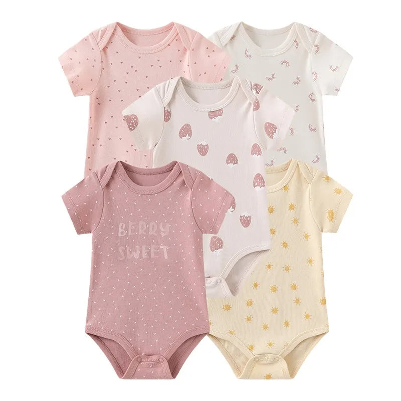 Cartoon Baby Bodysuit Set
