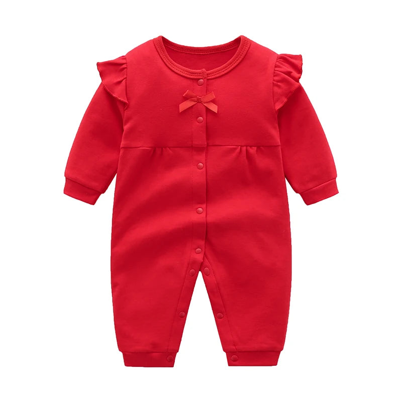 Red Moon Baby Romper Set