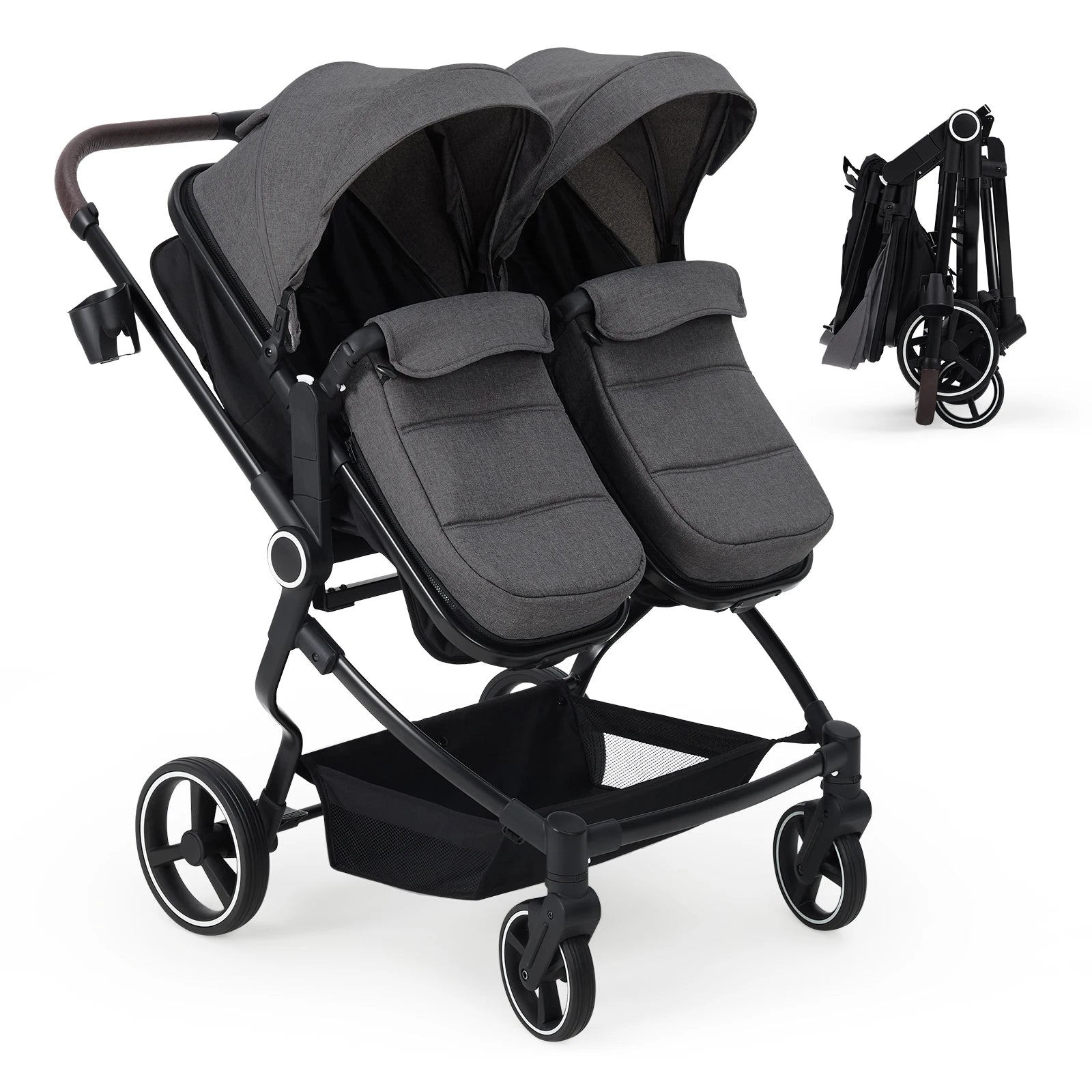 Double Twin Baby Stroller