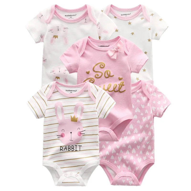 Cartoon Baby Bodysuit Set