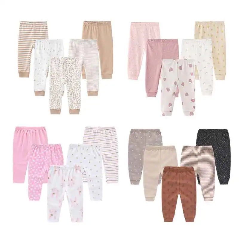 Baby Girl Cotton Leggings Set