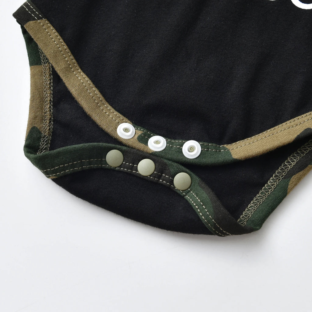 Camo Baby Boy Romper Set