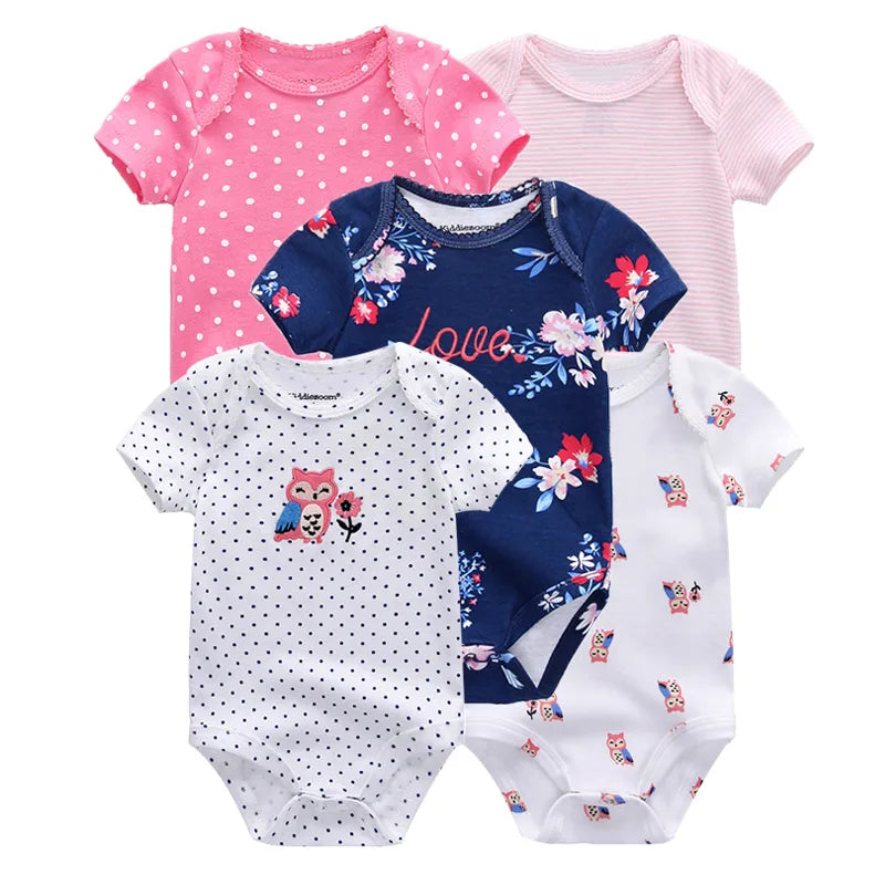 Cartoon Baby Bodysuit Set