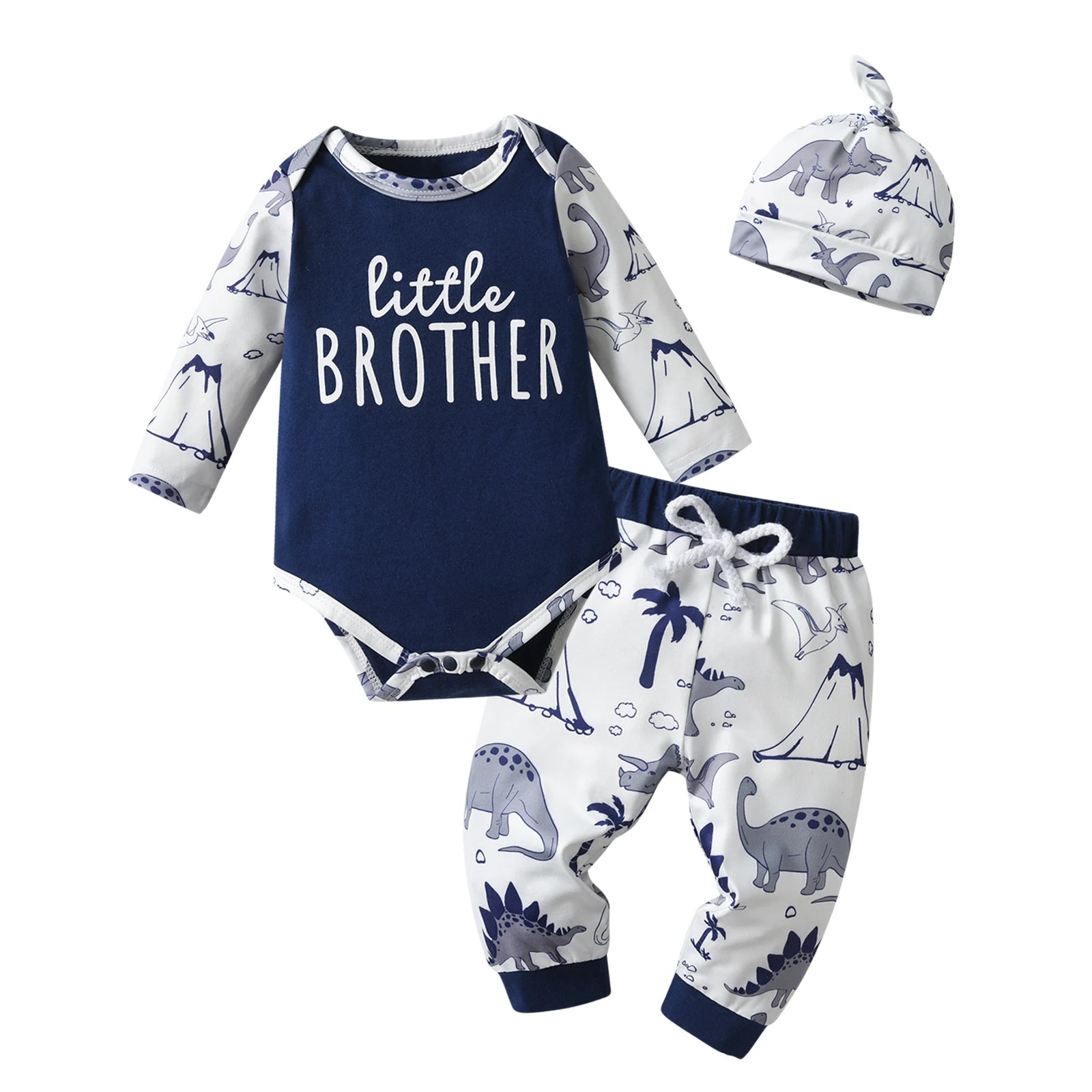 Letter Print Baby Boy Outfit Set