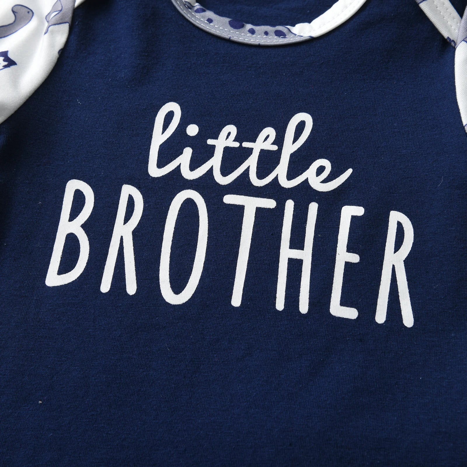 Letter Print Baby Boy Outfit Set
