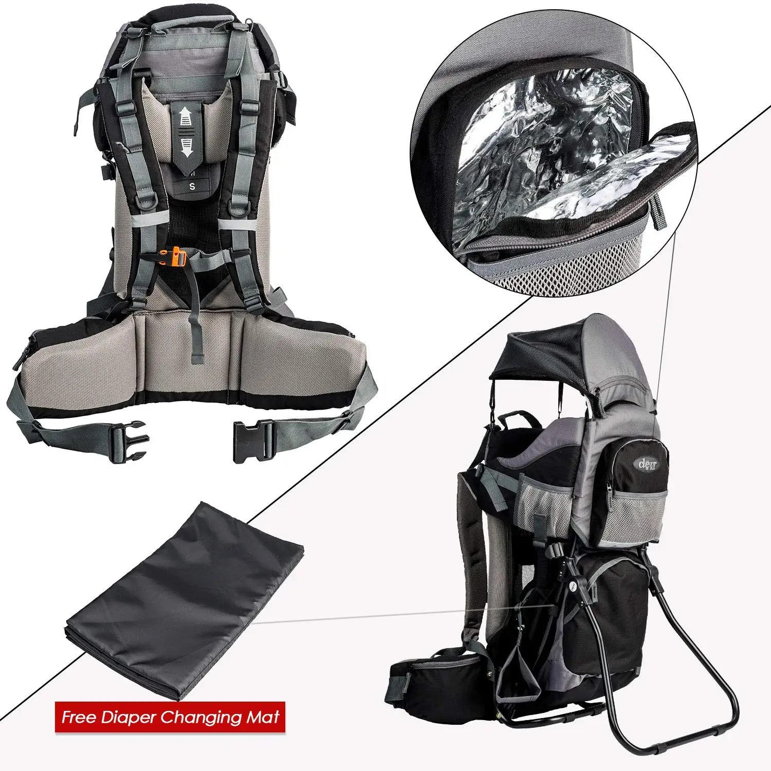 Toddler Hiking Baby Carrier Backpack
