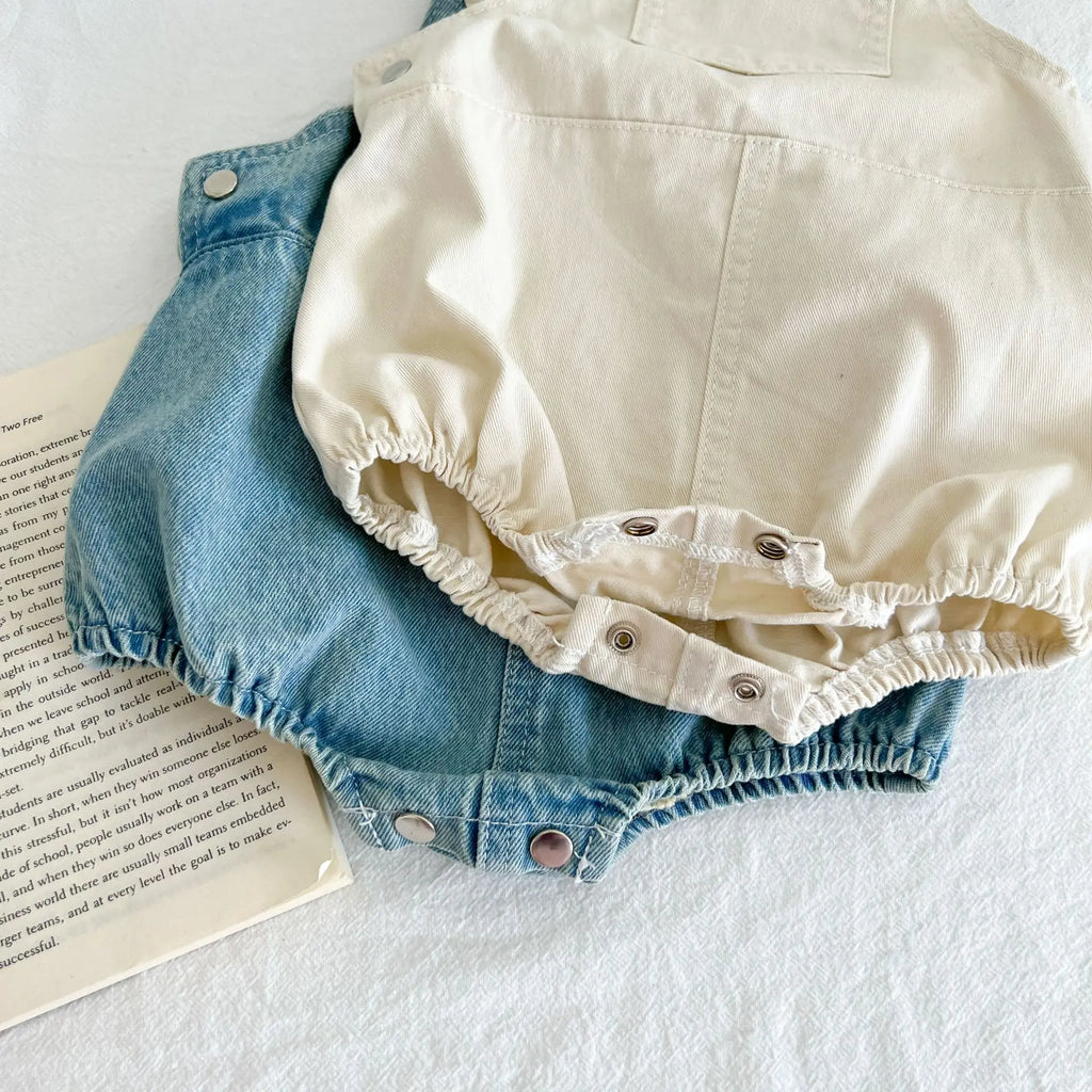 Cowboy Sleeveless Baby Romper