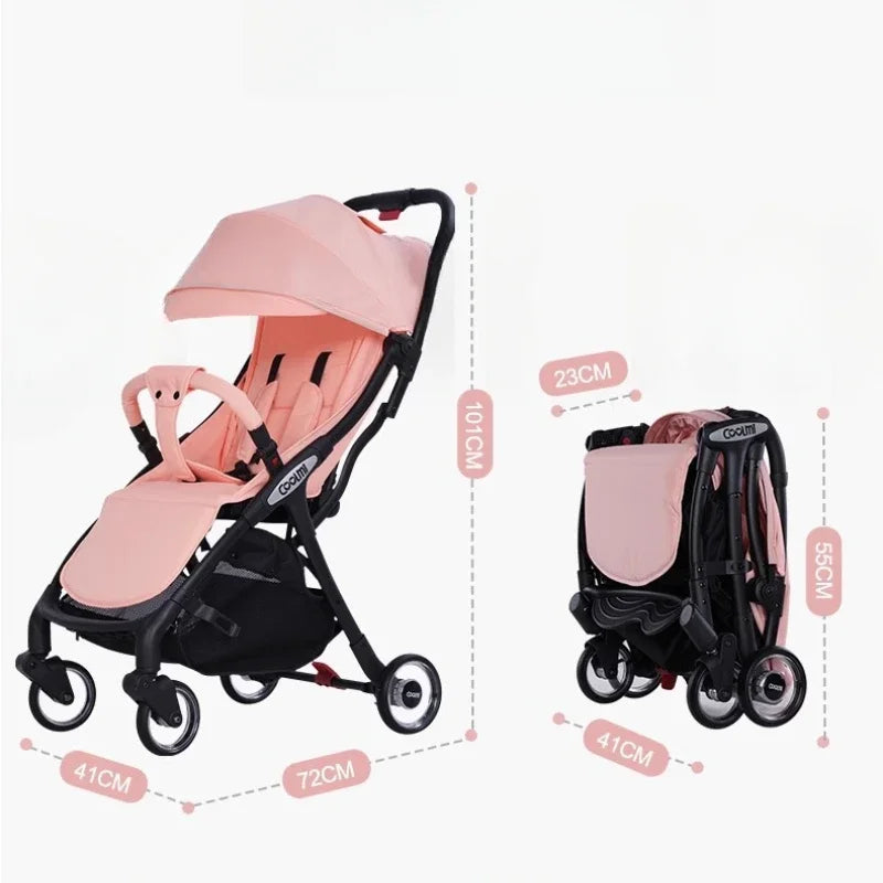 Lightweight One-Touch Baby Stroller