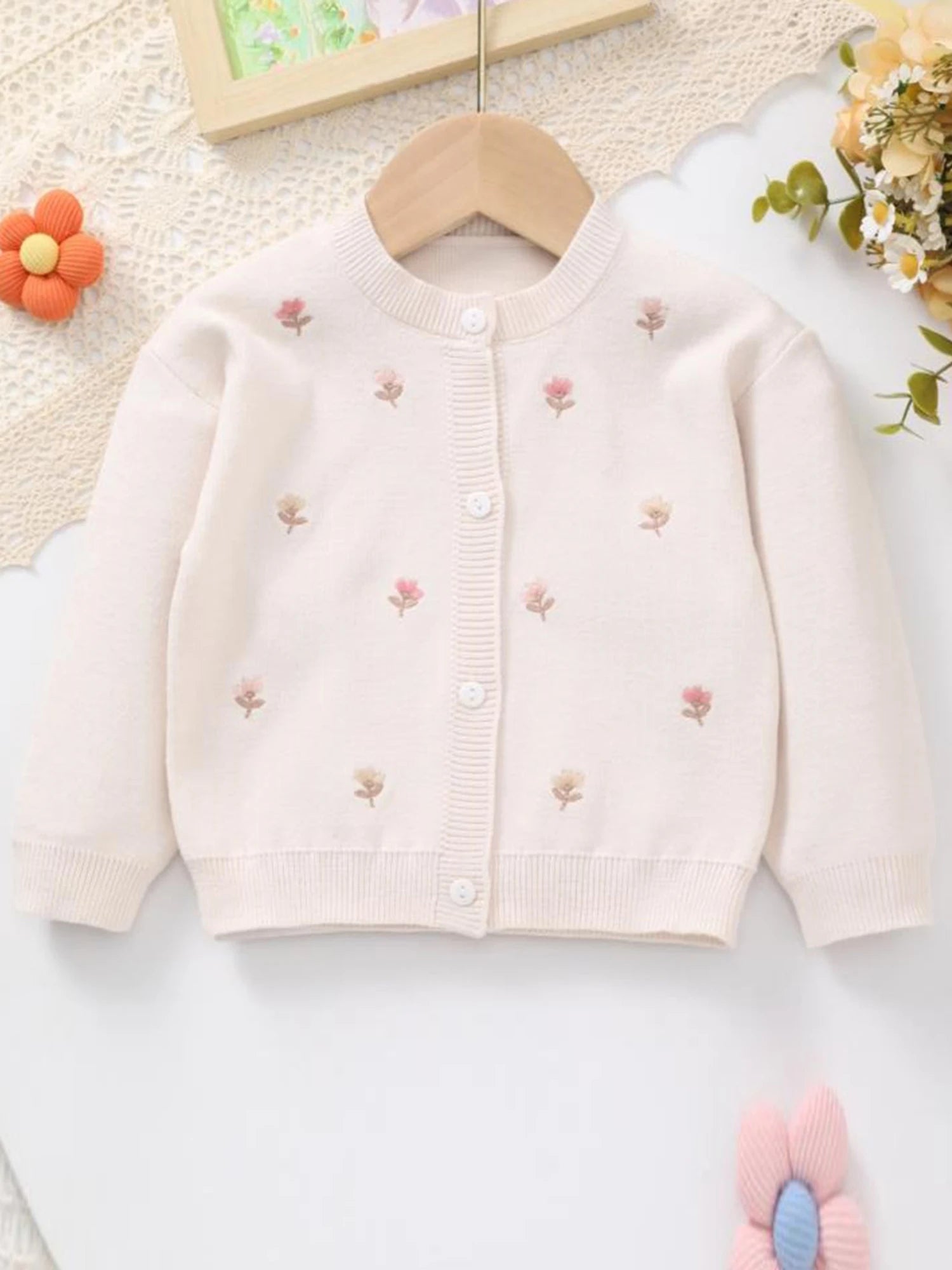Animal Knit Baby Hoodie Sweater
