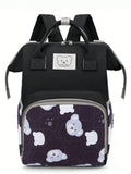 Bear Print Diaper Backpack