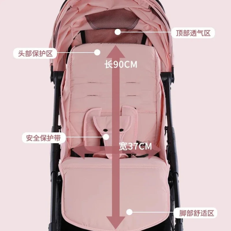 Lightweight One-Touch Baby Stroller