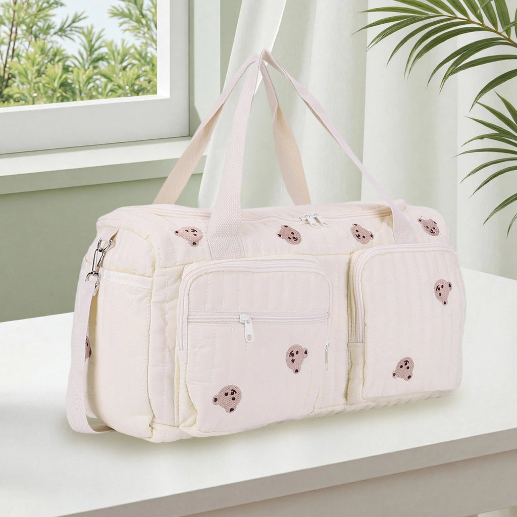 Quilted Baby Diaper Duffel Bag